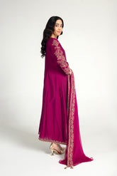 3 Piece  Silk Embroidered (FL0021)